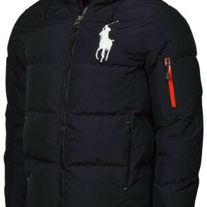 Ralph Lauren Men's Navy Goose Down Puffer Jacket 3XLT worn once